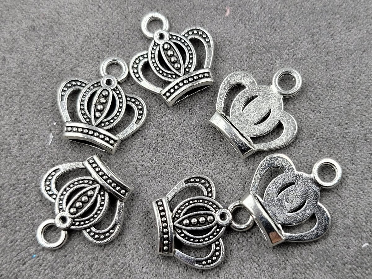 Підвіска корона 15*17 мм 20 шт металічна