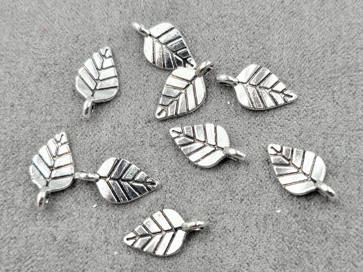 Підвіска лист 7*13 мм 55 шт металчна