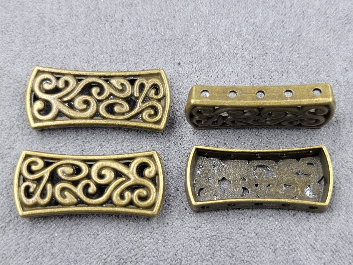 З"єднувач 10*26 мм 8 шт бронза металічний