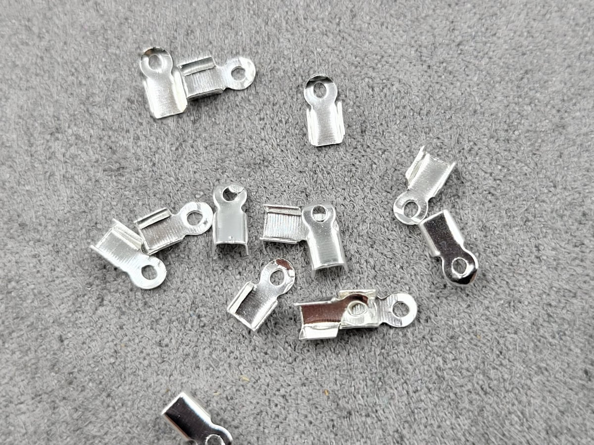 Затискач на волосінь 3*6 мм 250 шт (10 гр) колір срібло