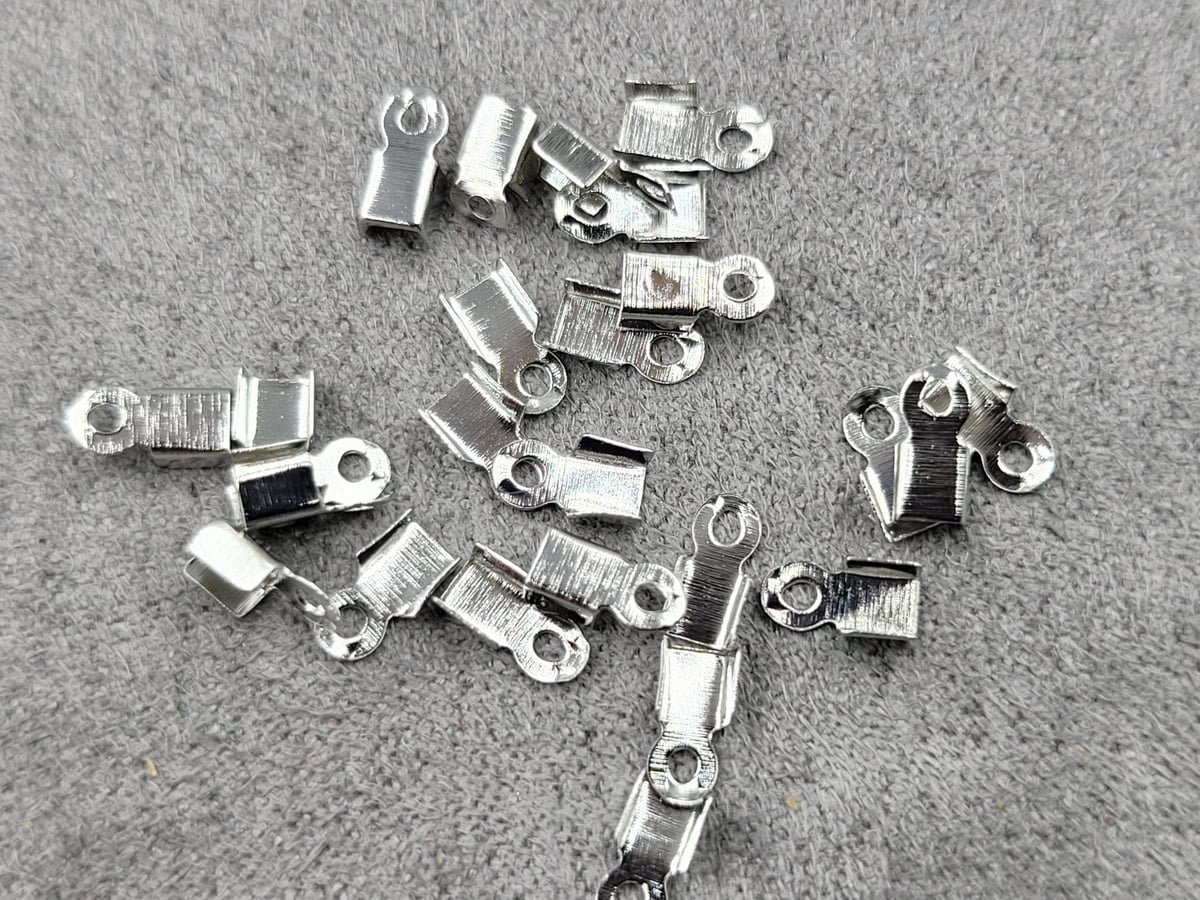 Затискач на волосінь 3*6 мм 250 шт (10 гр) колір сталь