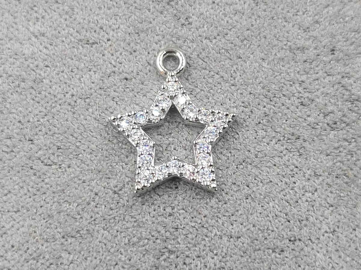 Підвіска 12*14 мм родій (гіпоалергений сплав)