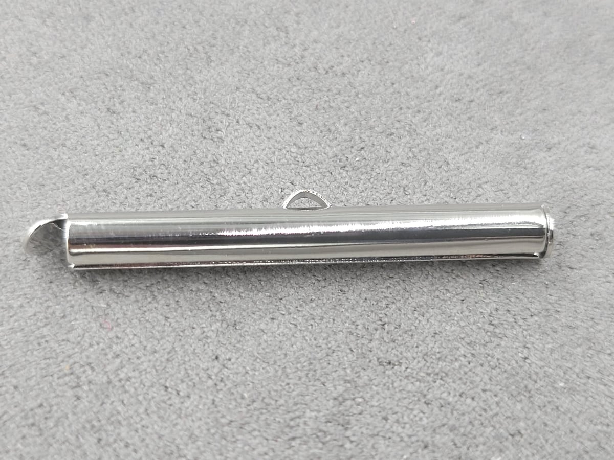 Слайдер 4*35 мм колір сталь ( гипоалергений сплав)