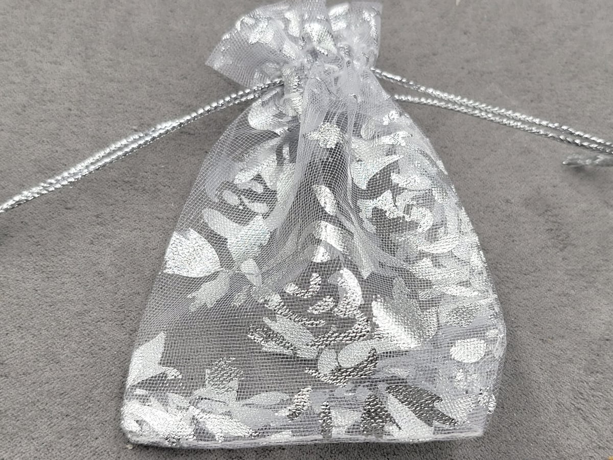 Мішечки органза 7*9 см 100 шт білі