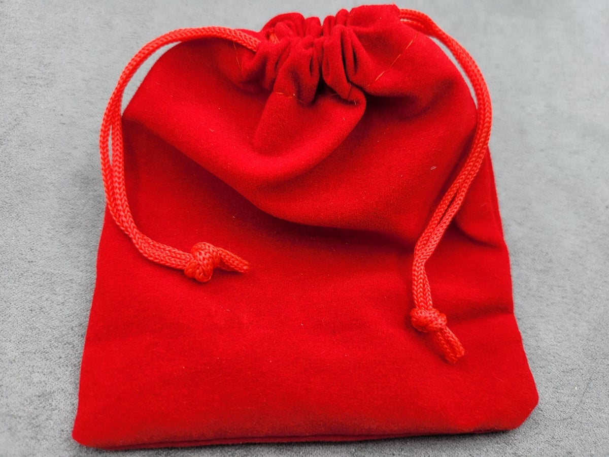 Мішечки бархатні 10*12 см 50 шт червоні