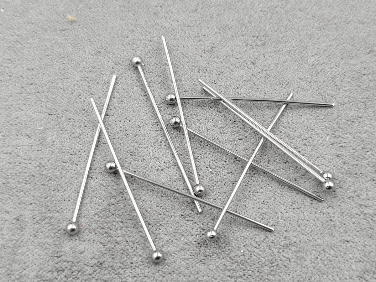 Піни 4 см 50 шт нержавіюча сталь