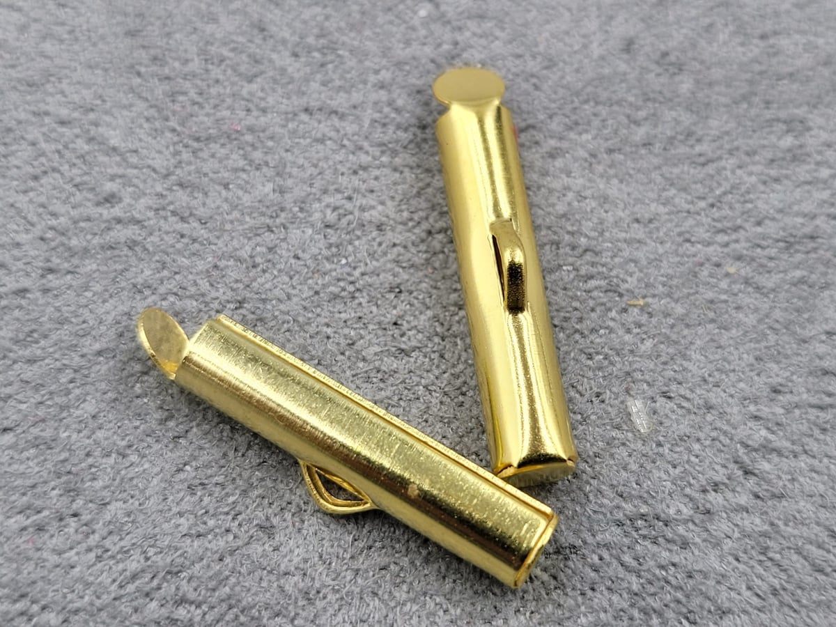 Слайдер 4*20 мм 50 шт колір лимонне золото