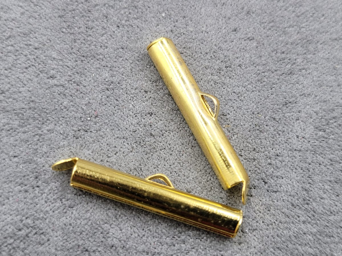 Слайдер 4*25 мм 50 шт колір лимонне золото