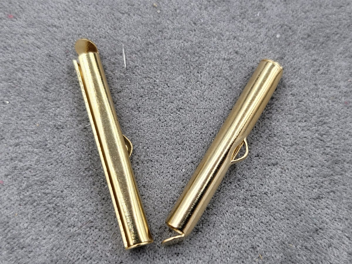 Слайдер 4*30 мм 50 шт колір лимонне золото