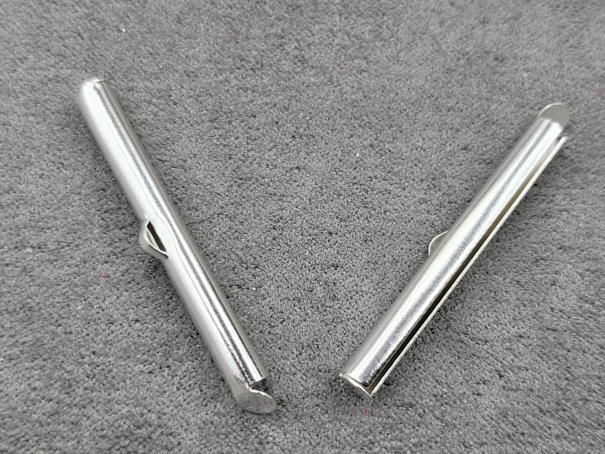 Слайдер 4*35 мм 50 шт колір срібло