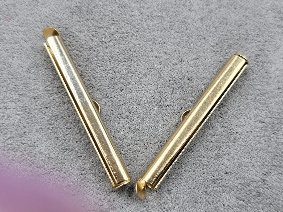 Слайдер 4*35 мм 50 шт колір лимонне золото