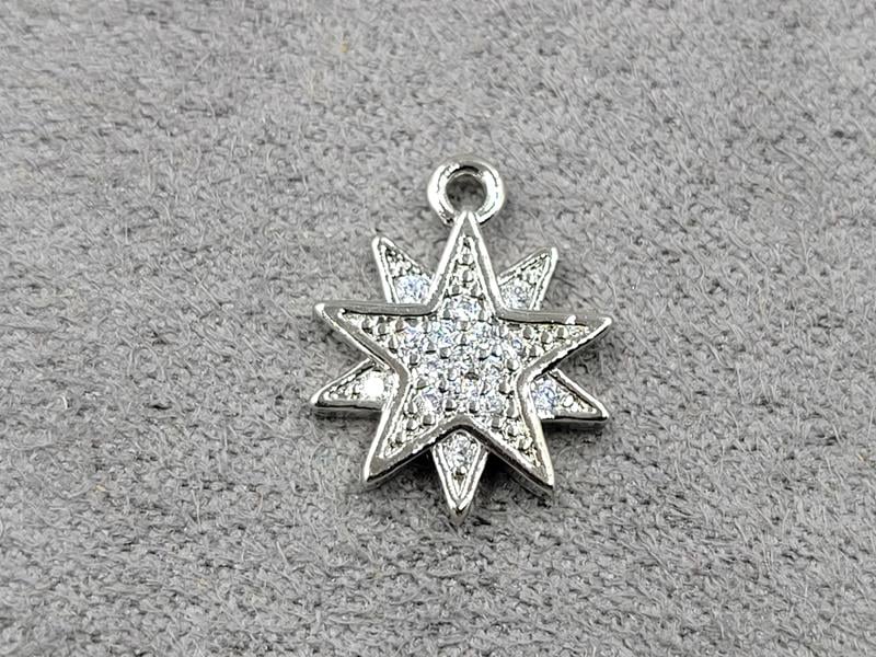 Підвіска 11*14 мм родій (гіпоалергений сплав)