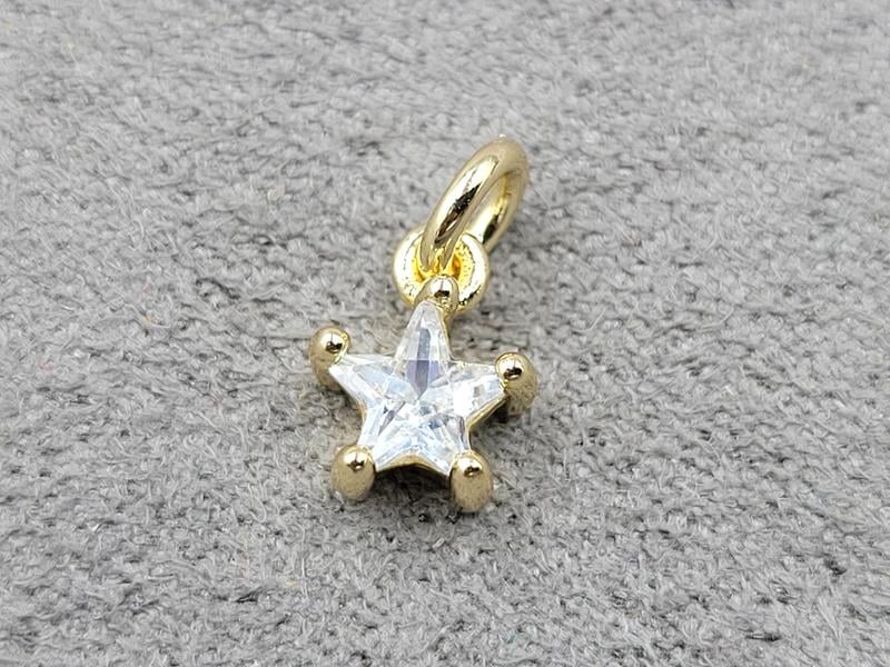 Підвіска 6*8 мм колір лимонне золото (гіпоалергений сплав)