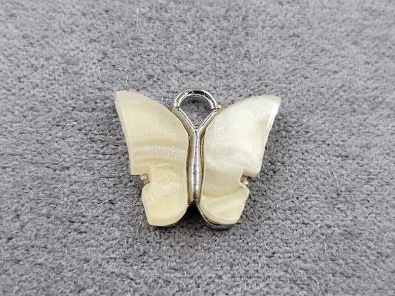 Підвіска метелик 13*14 мм в металі стального кольору