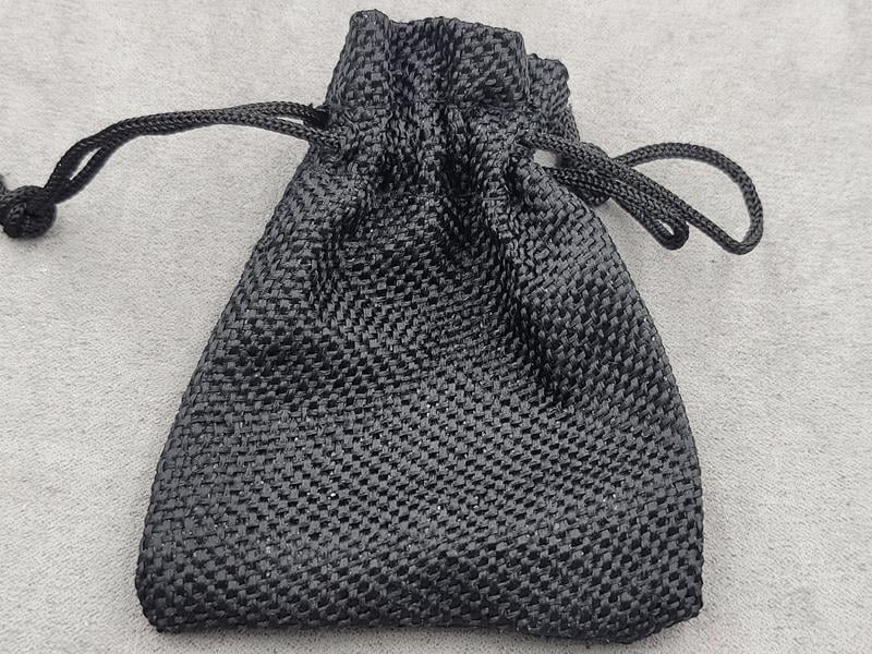 Мішечки мішковина 7*9 см упаковка 50 шт чорні