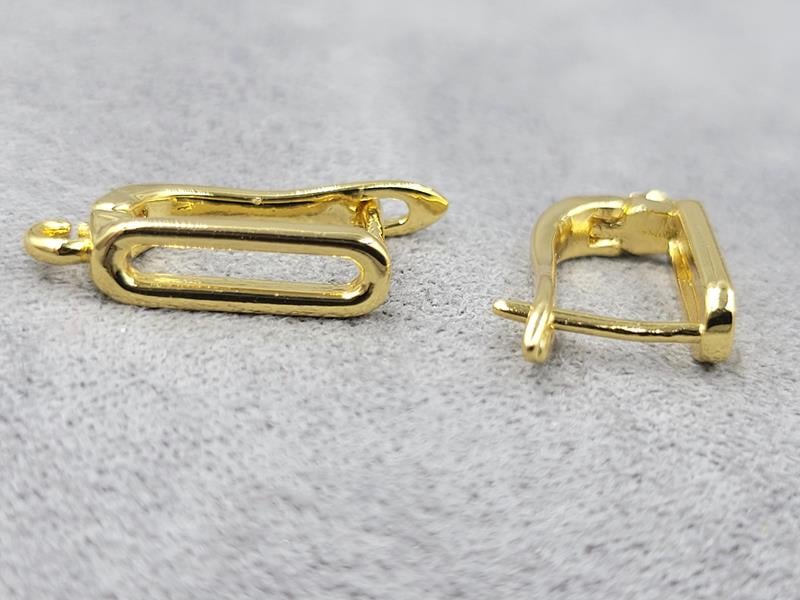 Швенза 4*16 мм колір лимоне золото (гіпоалергений сплав)