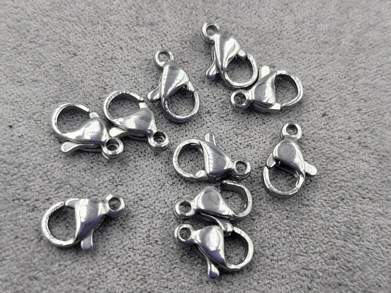 Замок 10 мм 10 шт нержавіюча сталь 304L