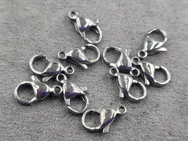 Замок 12 мм 10 шт нержавіюча сталь 304L