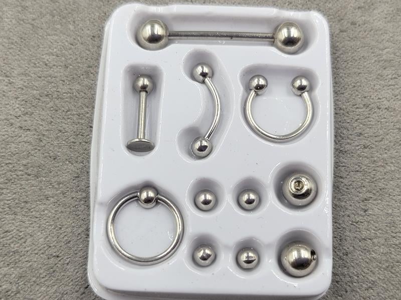 Пірсинг набір нержавіюча сталь