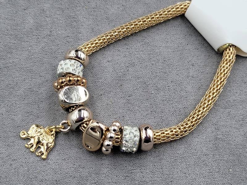 Браслет пандора цвет золото