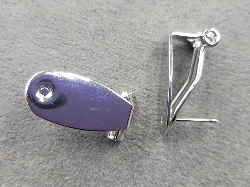 Швенза 8,5*20 мм родій (гіпоалергений сплав)