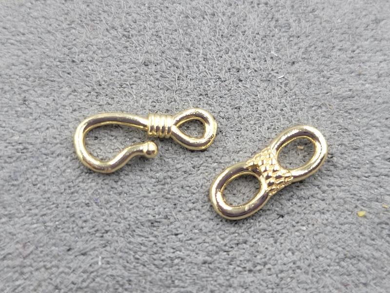 Замок 4,5*11 мм колір золото (гіпоалергенний сплав)