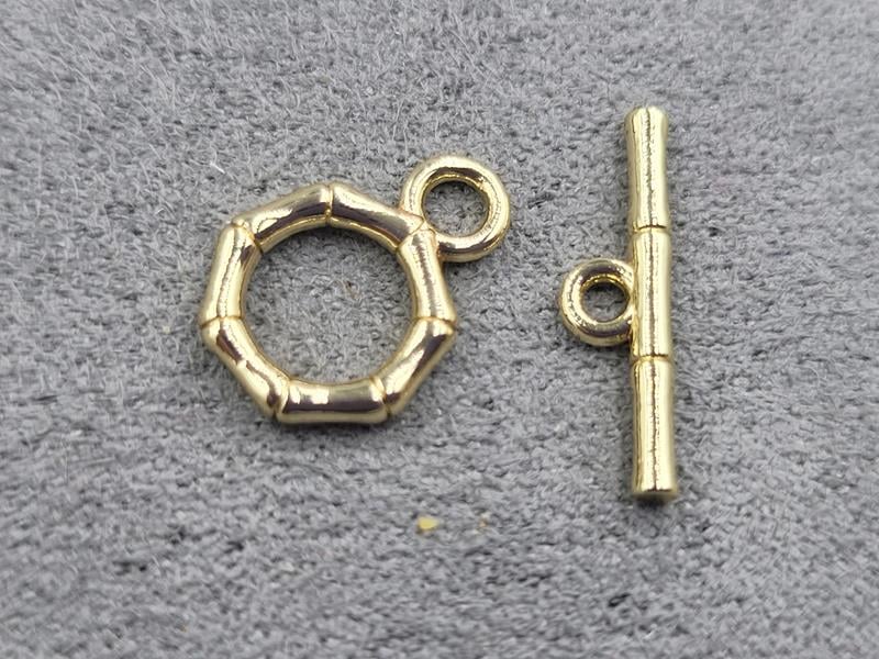 Замок тогл 10 мм золото (гіпоалергенний сплав)