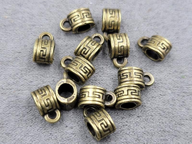 Бейли 5,4*9,6 мм отв 3,6 мм 40 шт колір бронза (металл)