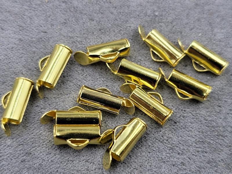 Слайдер 4*10 мм 50 шт колір лимонне золото