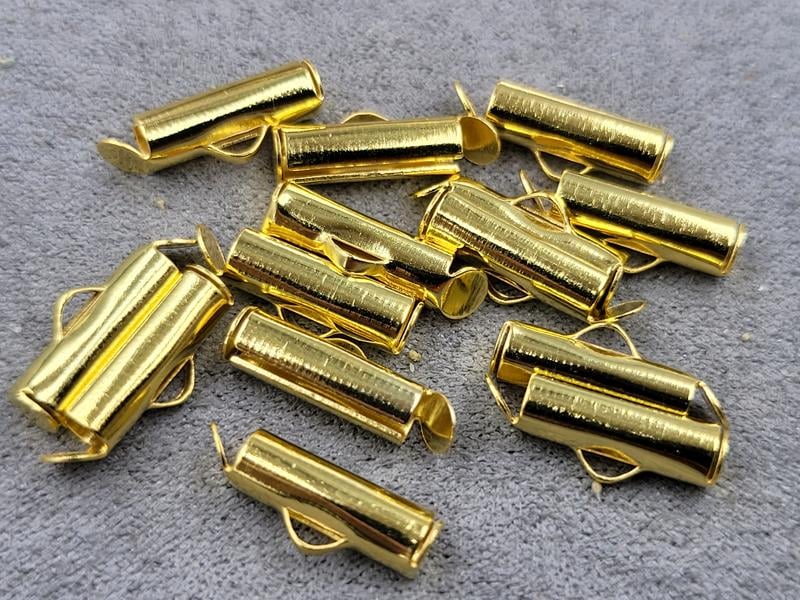 Слайдер 4*13 мм 50 шт колір лимонне золото