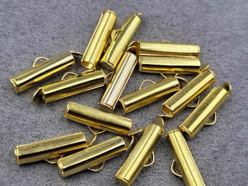 Слайдер 4*16 мм 50 шт колір лимонне золото