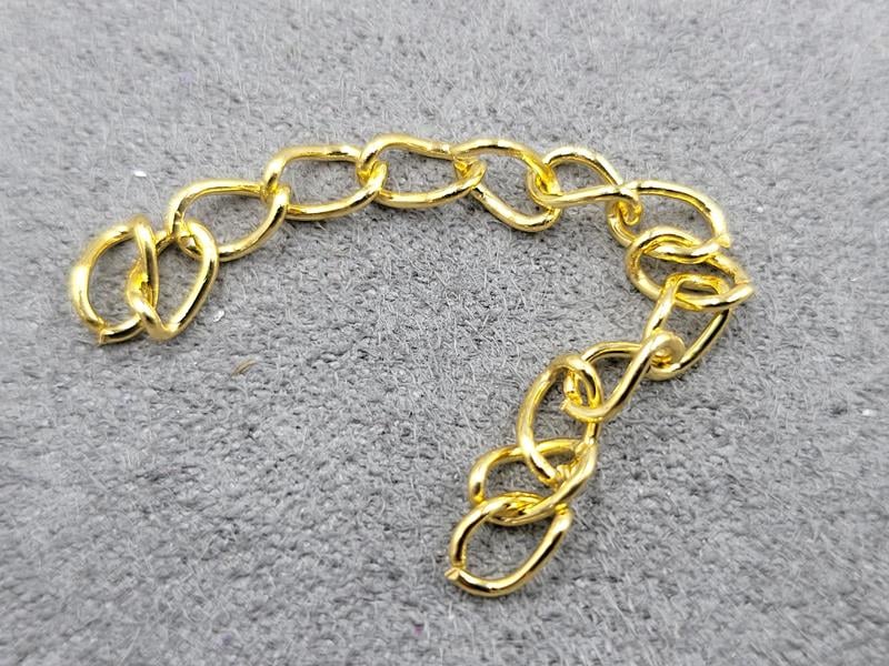 Подовжувачі 5 см 40 шт колір лимонне золото