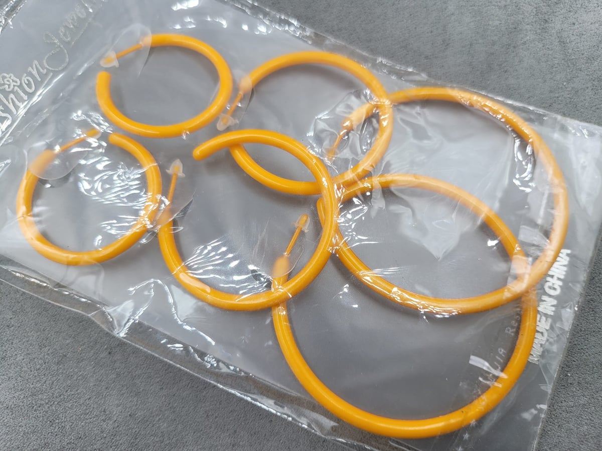 Сережки кільця 3 пари