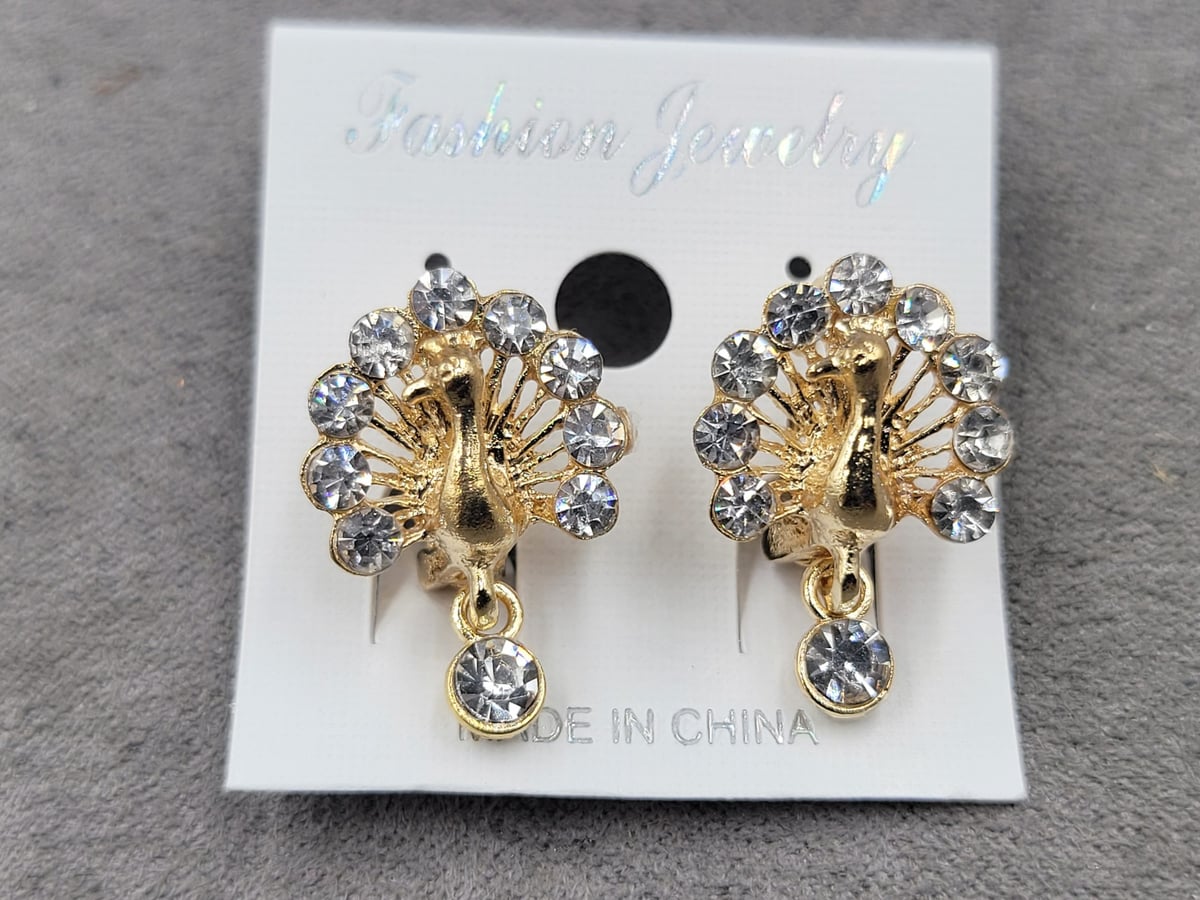 Сережки 15*20 мм круглий замок