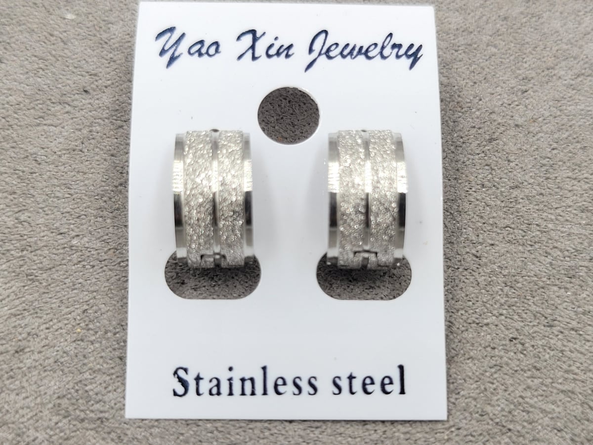 Сережки 7*13 мм нерж. сталь