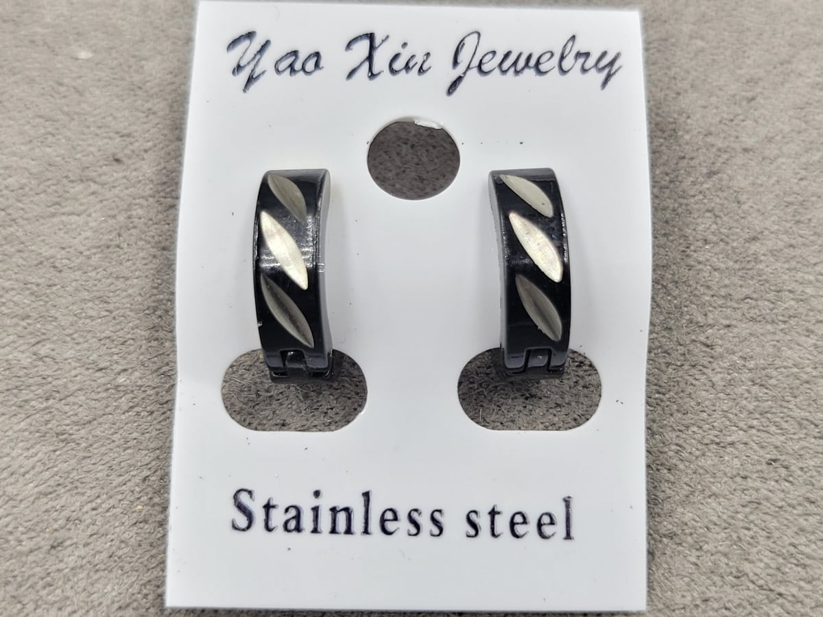 Сережки 4*13 мм нерж. сталь