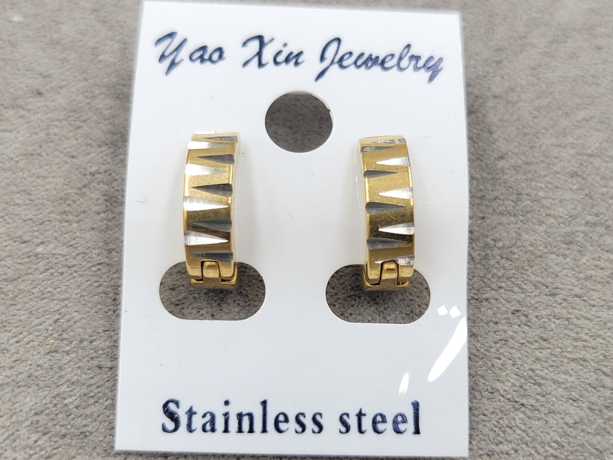 Сережки 4*13 мм нерж. сталь