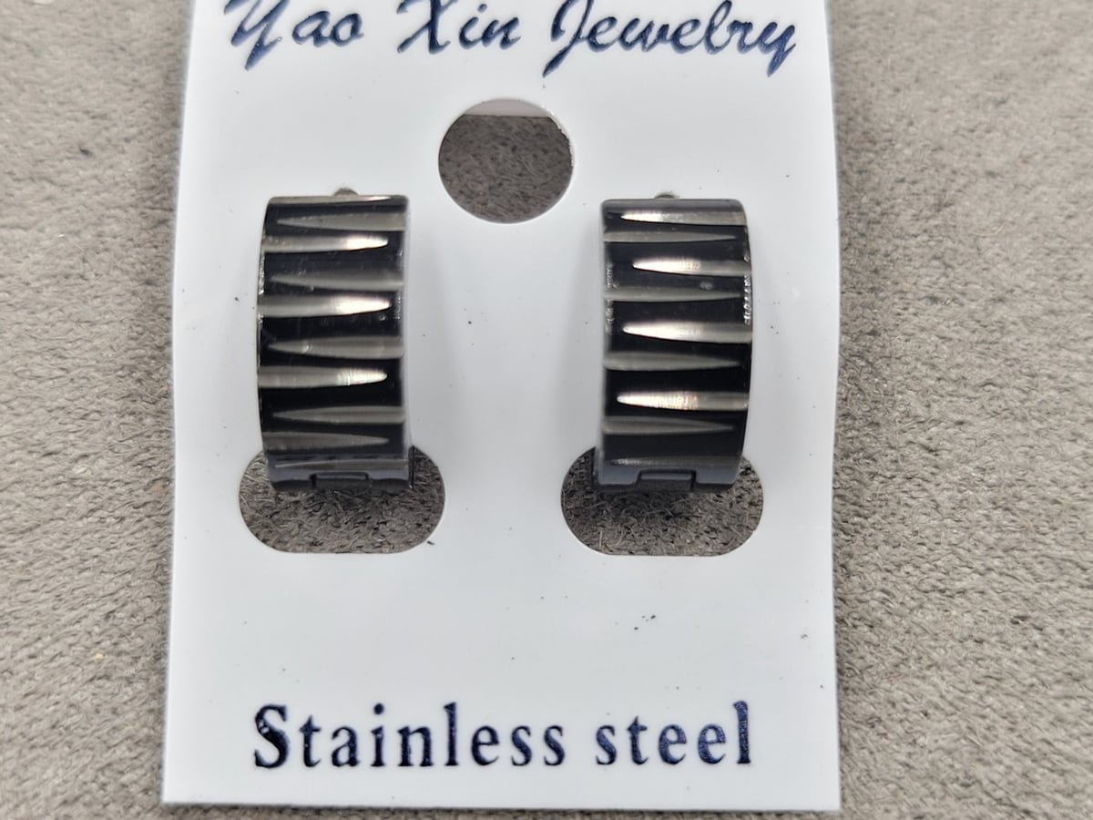 Сережки 6*13 мм нерж. сталь