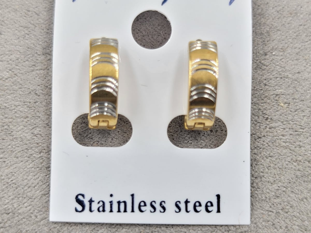 Сережки 4*13 мм нерж. сталь