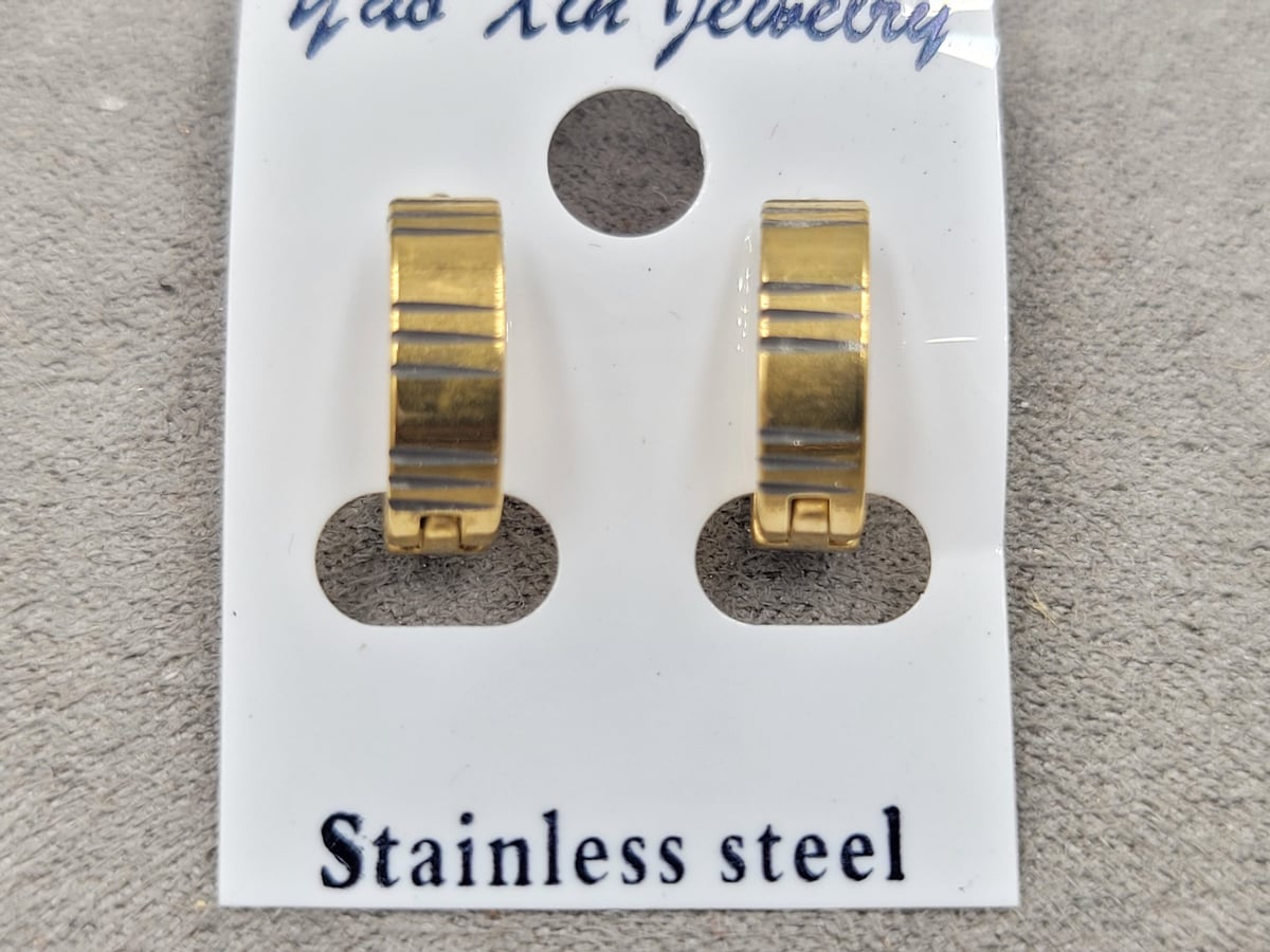 Сережки 4*13 мм нерж. сталь