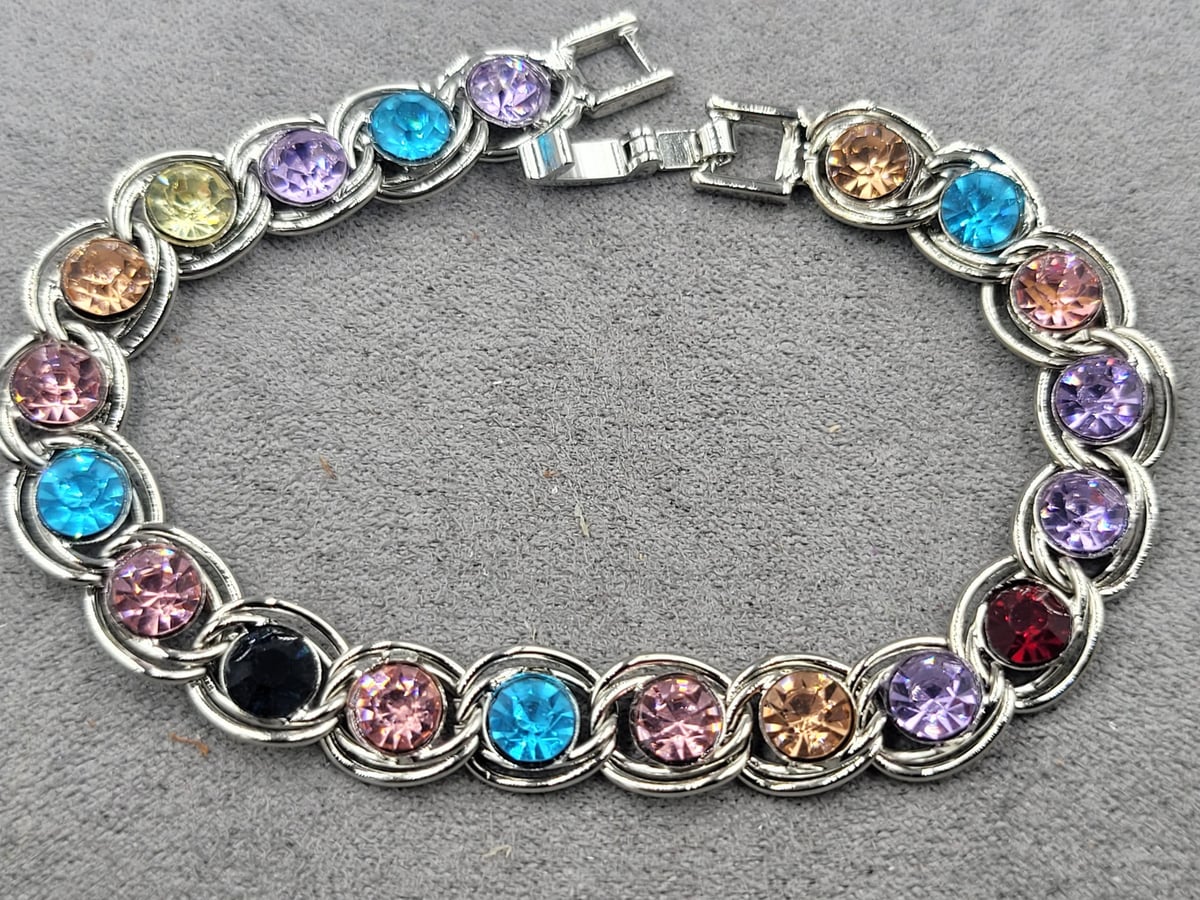 Браслет 9 мм довж. 18 см (гіпоалергений сплав)