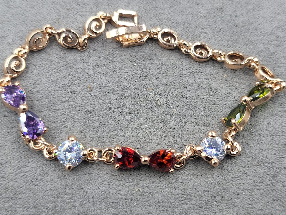 Браслет 8 мм довж. 18 см (гіпоалергений сплав)