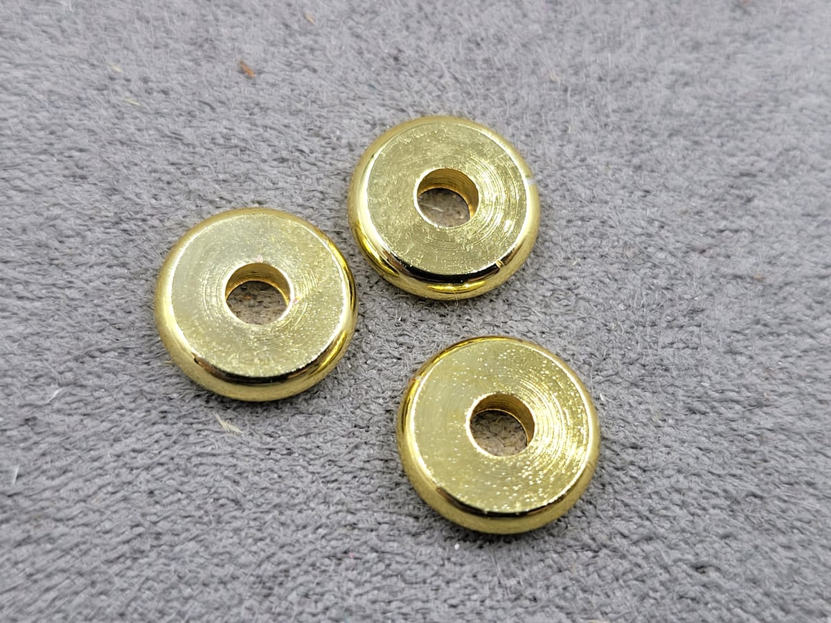 Ронделі 10 мм 20 шт колір лимонне золото (гіпоалергений сплав)