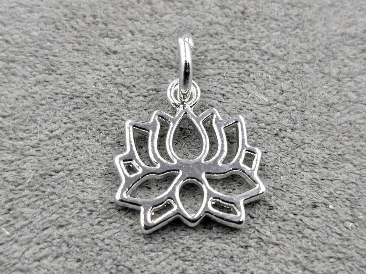 Підвіска 12*13 мм колір срібло (гіпоалергений сплав)