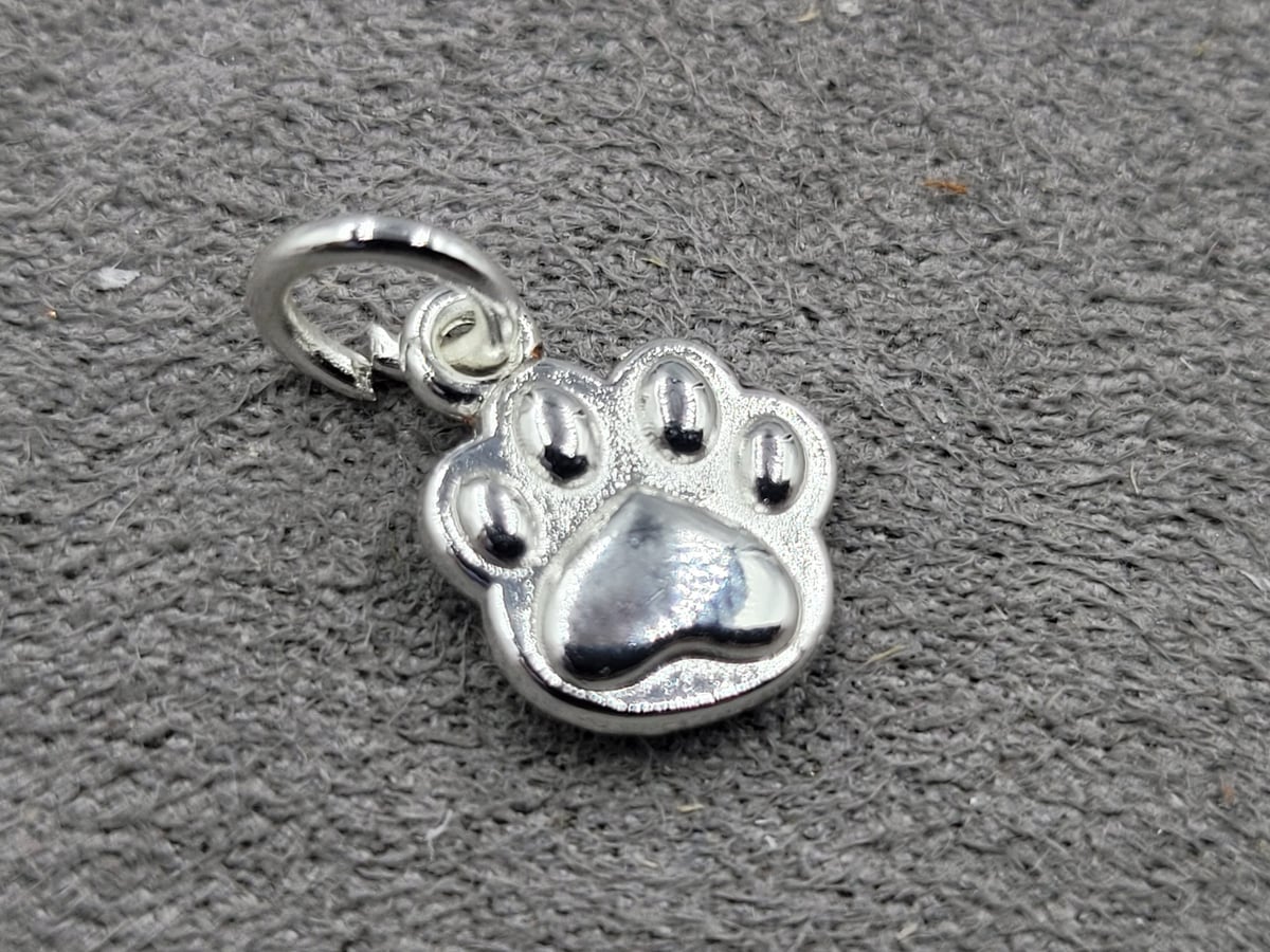 Підвіска 10*12 мм колір срібло (гіпоалергений сплав)