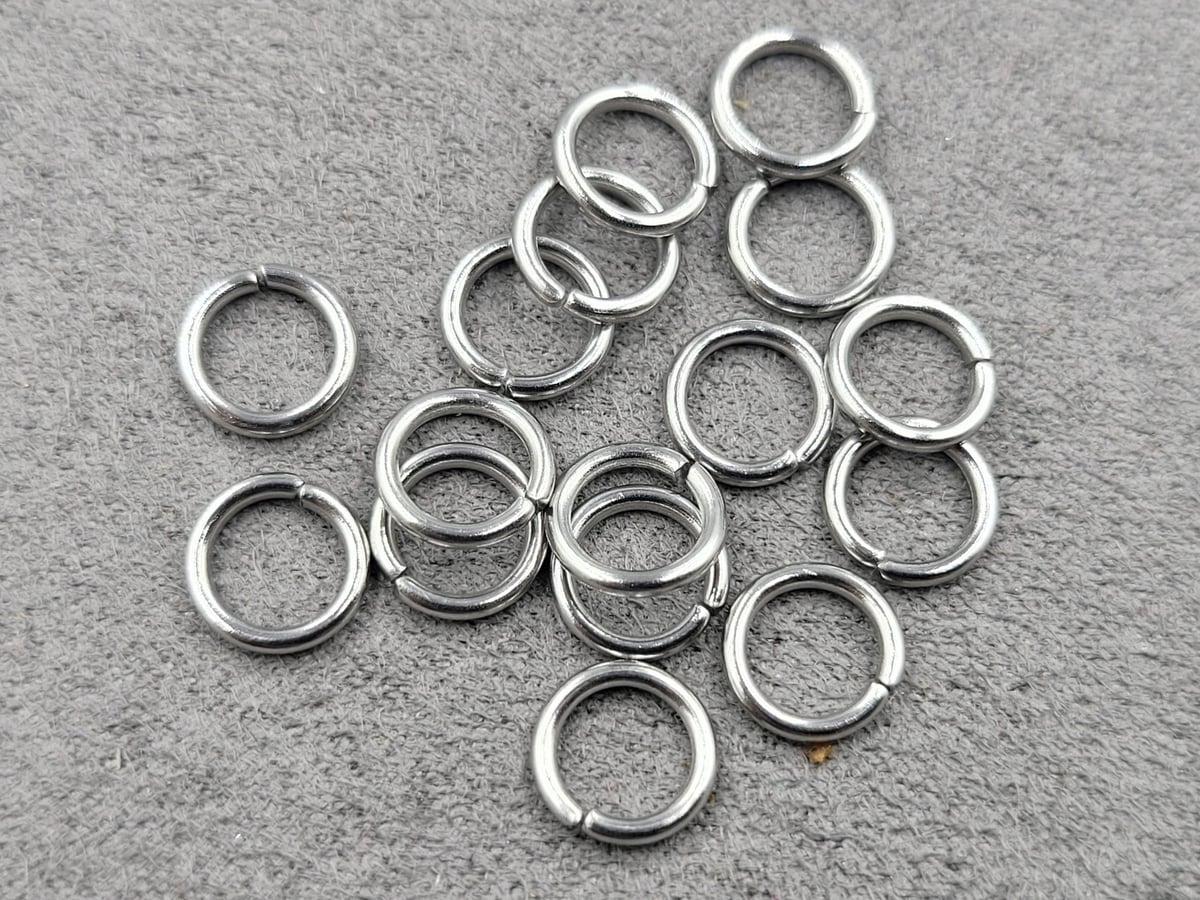 З'єднувальні кільця 8 мм 100 шт нержавіюча сталь