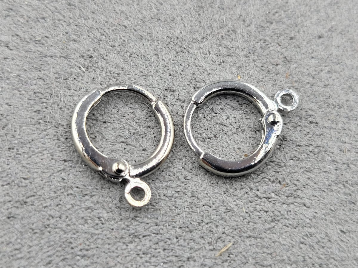 Швенза 11,5 мм колір сталь (гіпоалергений сплав)