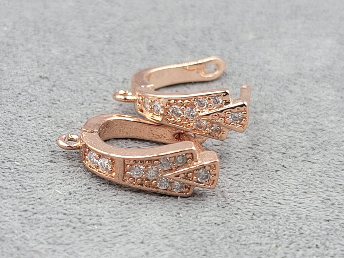 Швенза 5,8*16 мм колір рожеве золото ( гіпоалергений сплав)