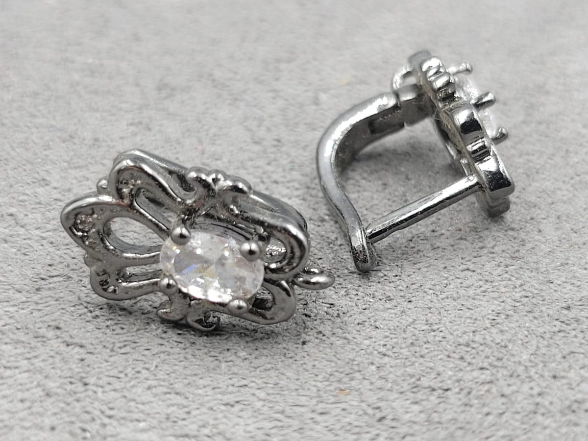 Швенза 10*16 мм колір чорний ( гіпоалергений сплав)