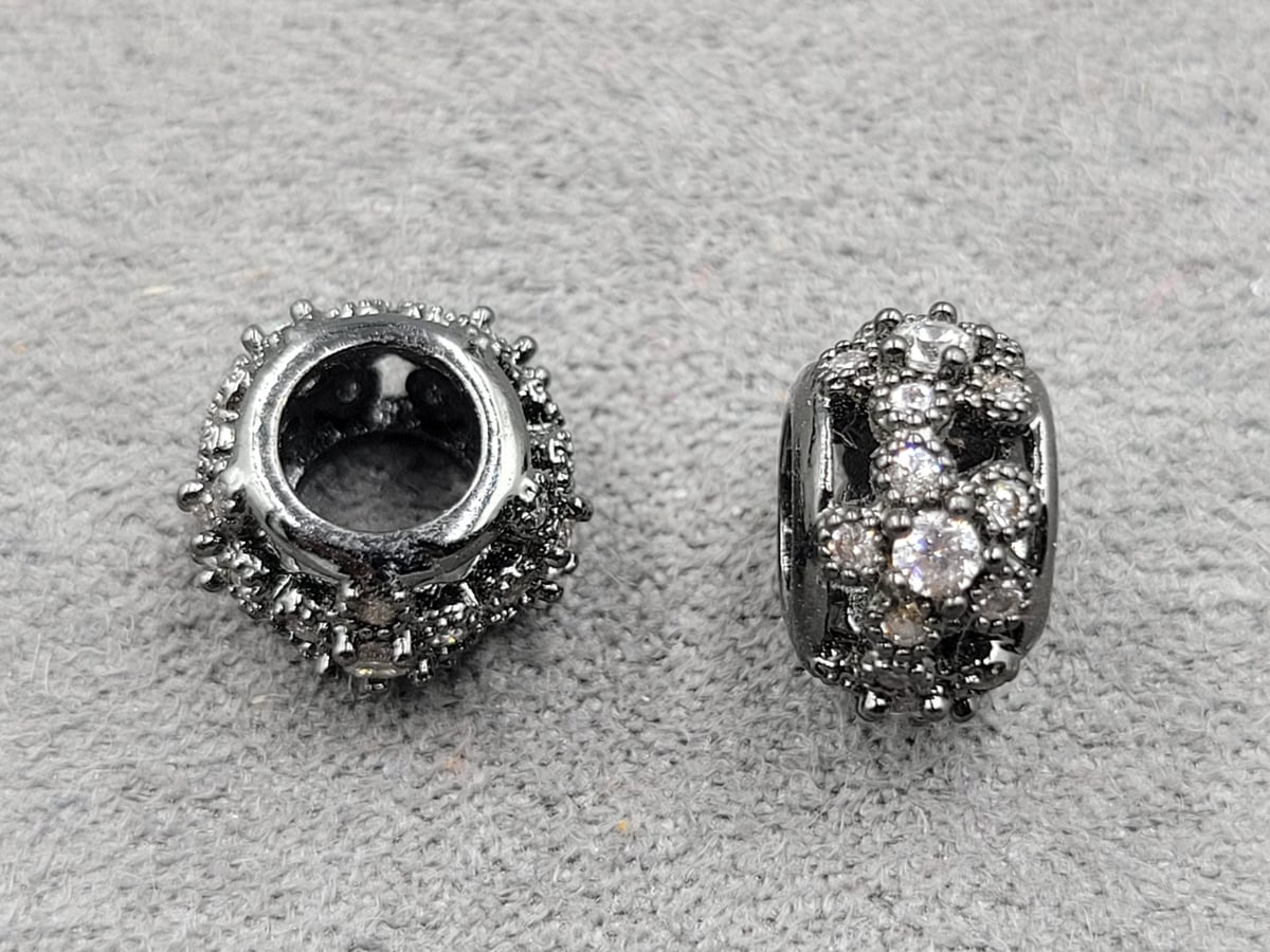 Бусина 10,3*6,4 мм отв. 4,8 мм ( гіпоалергений сплав)